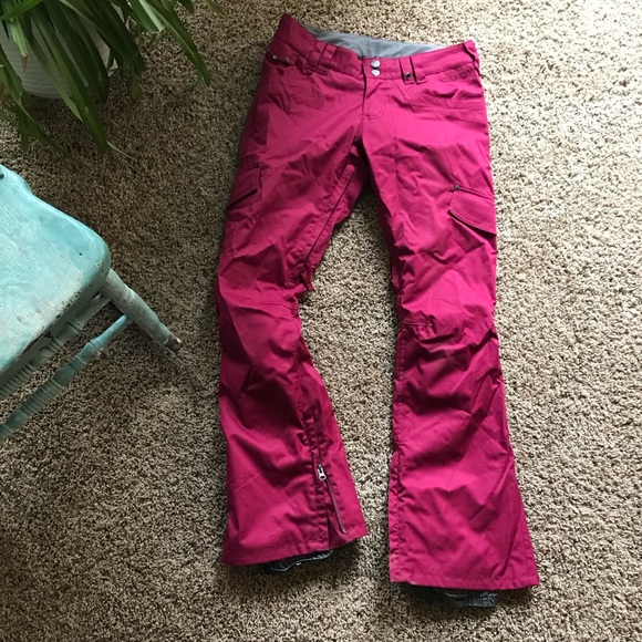 hot pink snowboard pants
